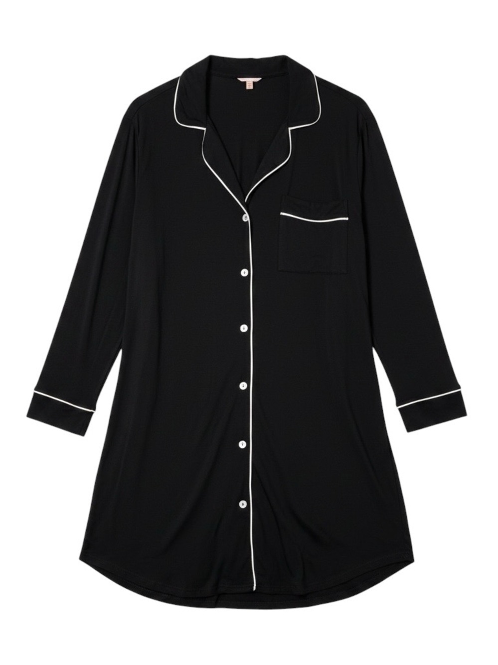 Eberjey Gisele Sleepshirt in Black Size Small